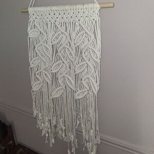Chic Cream Macrame Wall Tapestry